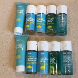 10pc Bliss travel set- new!